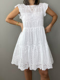 Eyelet Short Dress