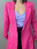 Magenta Blazer Dress